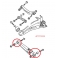 Сайленблок поперечного заднего рычага Лансер 9 | Lancer IX нижний большой полиуретановые